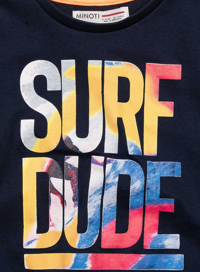 مينوتي تيشيرت أولادي بطبعة وأكمام قصيرة - Image 3