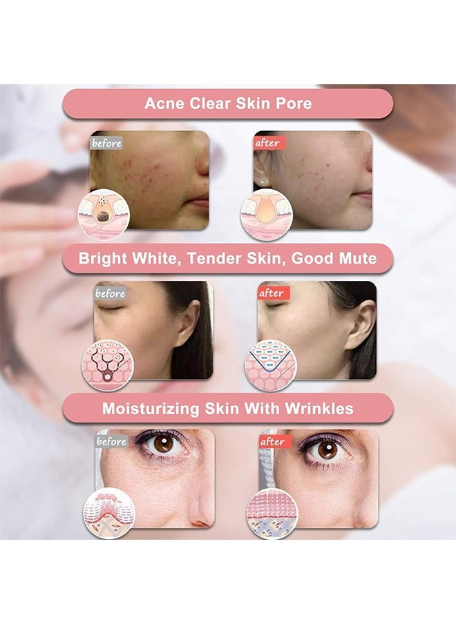 Phototherapy LED Facial Mask Device 7 Color Light Treatment No Wires Needed Touch Button Anti-Aging up to 108 LED Facial Phototherapy Mask Device