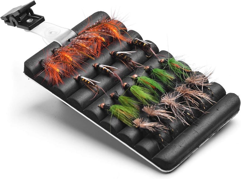 sf. Fly Fishing Rippled Foam Fly Patch for Vest with Cilp - Image 4