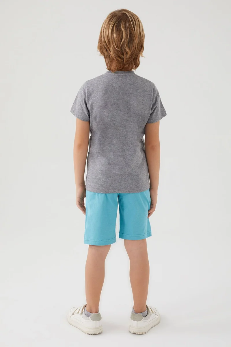 U.S. Polo Assn. U.S. Polo Assn. Boys Grey Bermuda Set