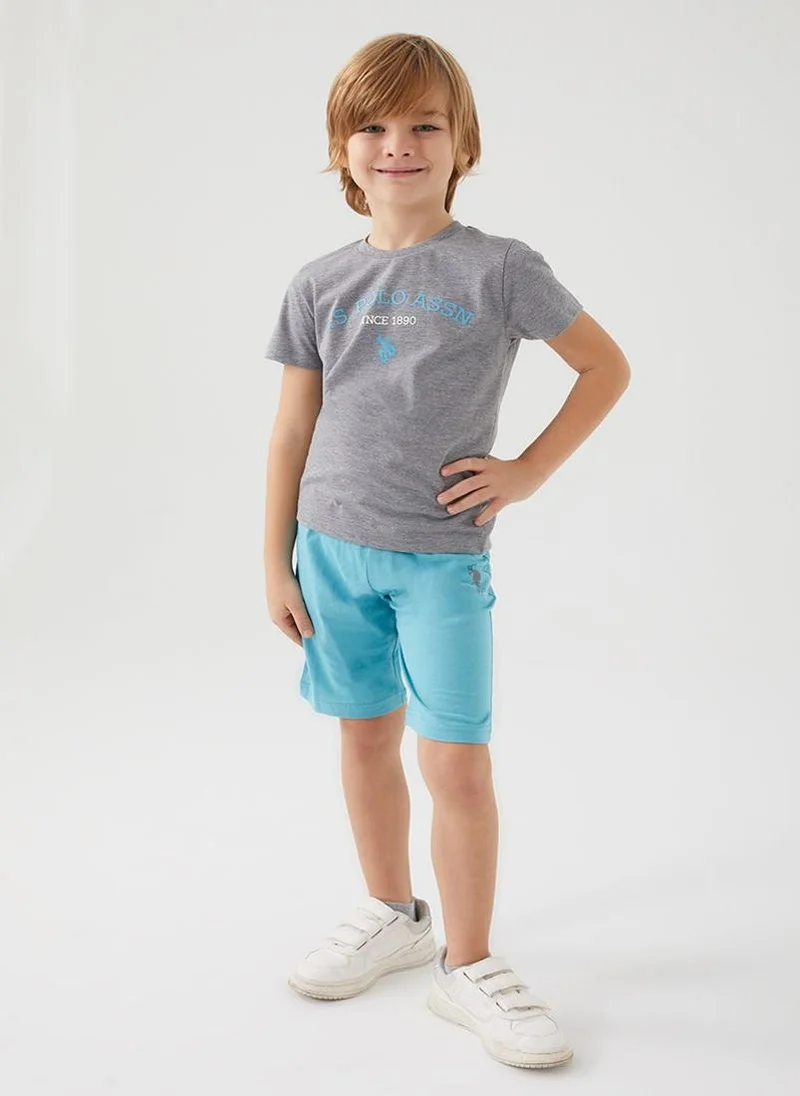 U.S. Polo Assn. U.S. Polo Assn. Boys Grey Bermuda Set