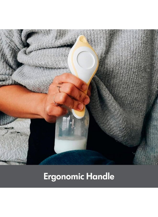 M MIAOYAN - Manual breast pump with Flex Shields Harmony Single Hand for More Comfort and Expressing More Milk - Image 1