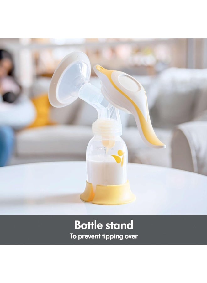 M MIAOYAN - Manual breast pump with Flex Shields Harmony Single Hand for More Comfort and Expressing More Milk - Image 1