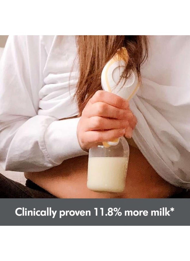 M MIAOYAN - Manual breast pump with Flex Shields Harmony Single Hand for More Comfort and Expressing More Milk - Image 1