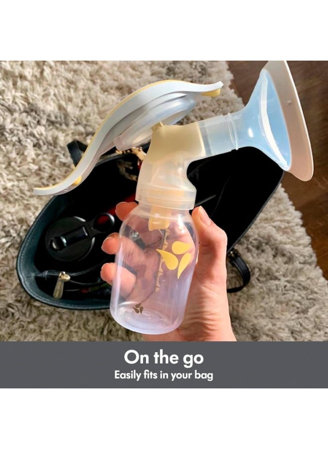 M MIAOYAN - Manual breast pump with Flex Shields Harmony Single Hand for More Comfort and Expressing More Milk - Image 1