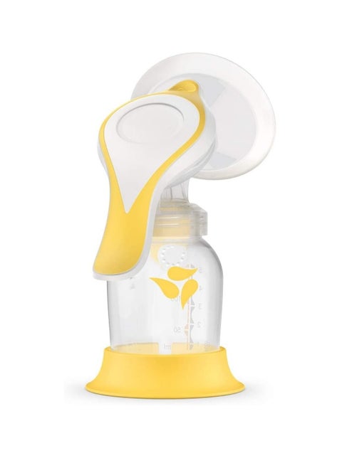 Manual Breast Pump - Compact Swiss Design with PersonalFit Flex Shield