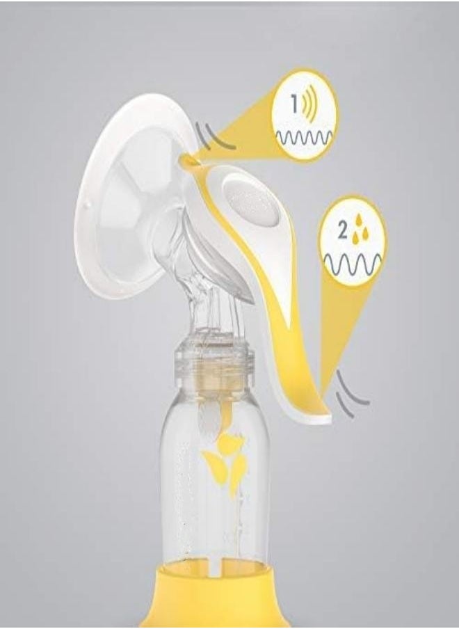 M MIAOYAN - Manual Breast Pump - Compact Swiss Design with PersonalFit Flex Shield - Image 1