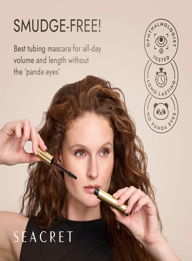 SEACRET Volume Length Tubing Mascara - Best Black Tubing Mascara for Thickening & Non-Smudge Wear, Thickening, Volumizing - Image 2