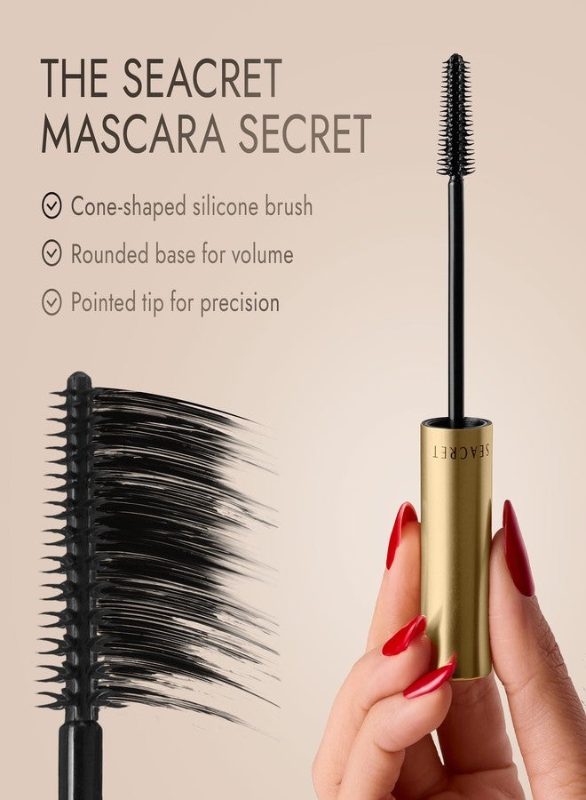 SEACRET Volume Length Tubing Mascara - Best Black Tubing Mascara for Thickening & Non-Smudge Wear, Thickening, Volumizing - Image 5