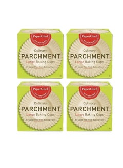 Standard Disposable Paper Cupcake Liners / Baking Cups For Housewarming, 60-ct / Box (Pack of 4)
