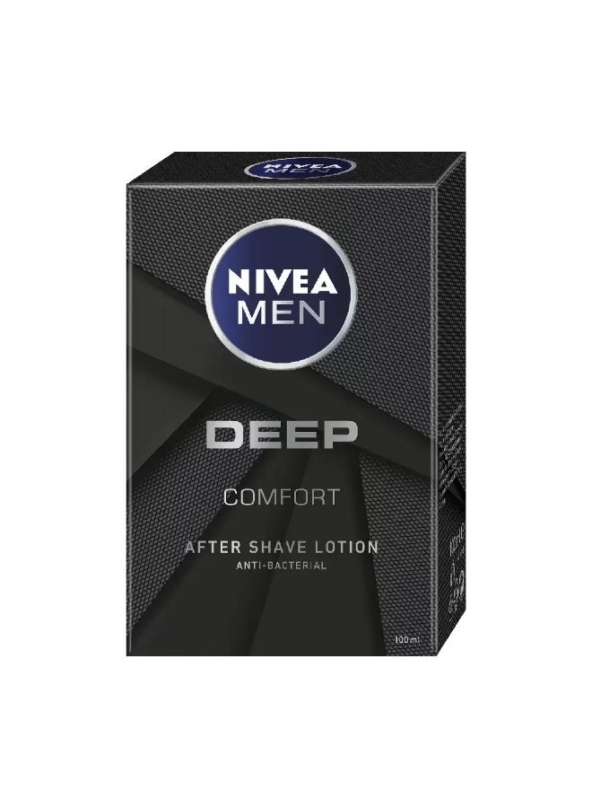 Nivea  Men Deep Comfort After Shave Lotion Anti-Bacterial- 100ml - Image 2