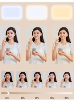Furtey Photography Light Clip on Phone Laptop For Selfie Live Broadcasting Confrence Online Lesson Makeup TikTok Videos   High Brightness  66 Beads Multiple Modes Black  - Image 3