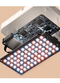 Furtey Photography Light Clip on Phone Laptop For Selfie Live Broadcasting Confrence Online Lesson Makeup TikTok Videos   High Brightness  66 Beads Multiple Modes Black  - Image 2