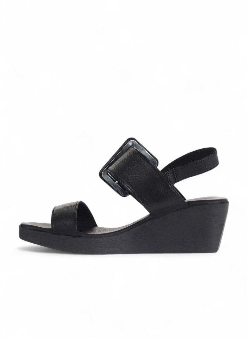 BUENO Women's Wedge Sandals – Chic Buckle Strap Design with Slingback Closure and Cushioned Footbed for All-Day Comfort - Image 3