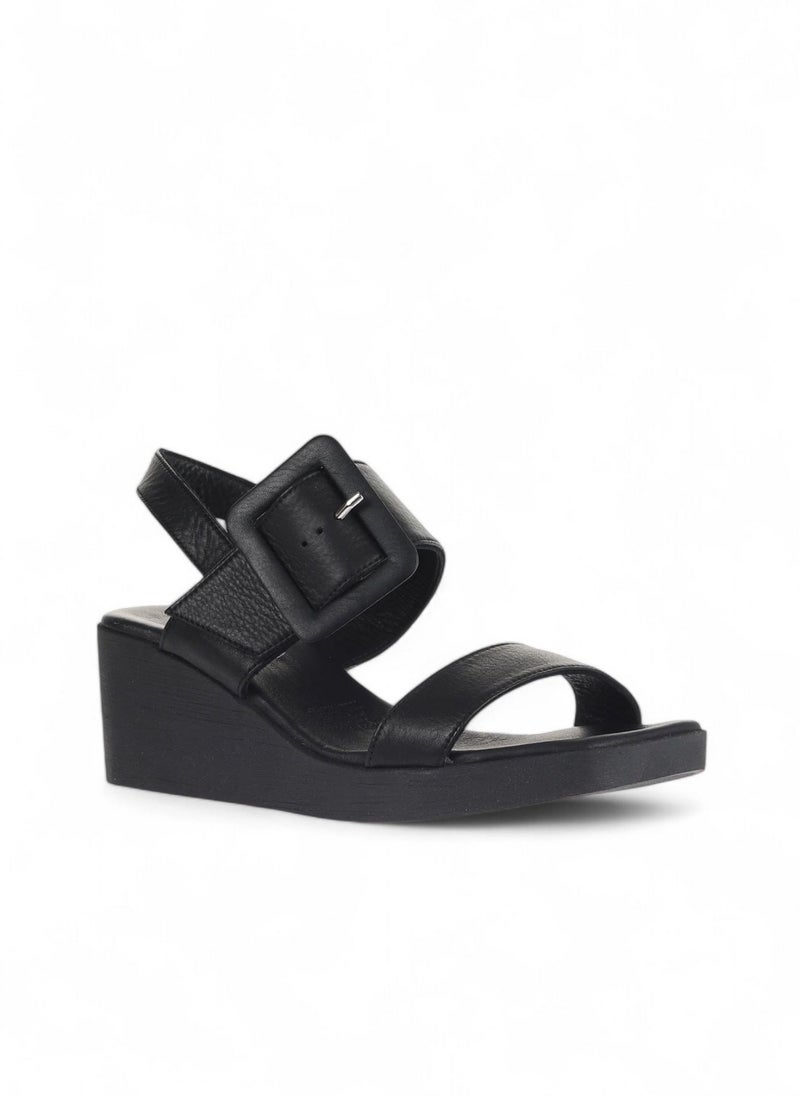BUENO Women's Wedge Sandals – Chic Buckle Strap Design with Slingback Closure and Cushioned Footbed for All-Day Comfort - Image 2
