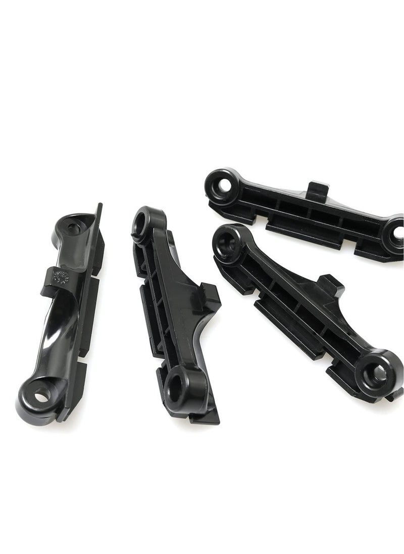 KASTWAVE - 4 PCS Black CPU Fan, AM4 Backplane Back Durable CPU Heatsink Bracket, CPU Fan Support Bracket for AM4 - Image 1