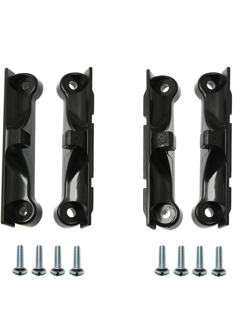 KASTWAVE - 4 PCS Black CPU Fan, AM4 Backplane Back Durable CPU Heatsink Bracket, CPU Fan Support Bracket for AM4 - Image 1