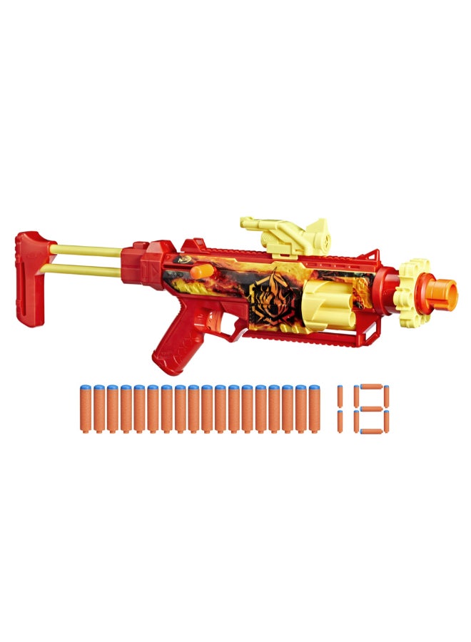 Nerf Loadout FlareFusion Blaster includes 18 Nerf N1 Darts | 3 Interchangeable Attachments for 8+ Years | G3142 - Image 2