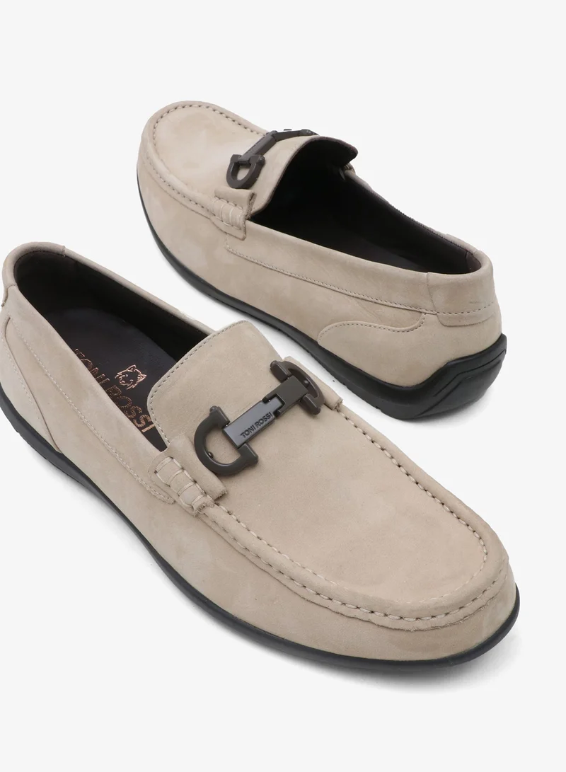 TONI ROSSI Beige Swift Casual Men’s Loafers for Men | Best Price UAE