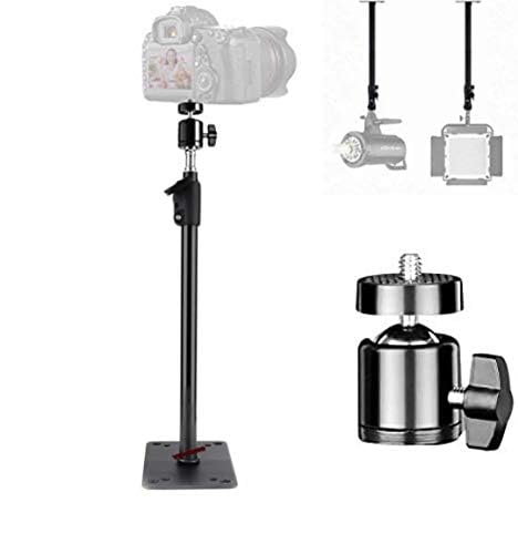 VTS Ceiling Wall Mounted Extension Boom ARM Bracket with Mini Ball Head for Studio Video LED Lighting, RINGLIGHT, Camera (Made in India) - Image 1