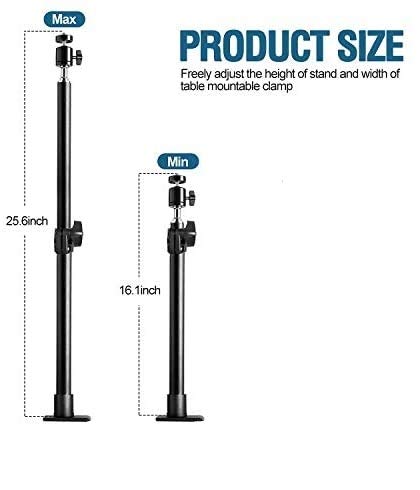 VTS Ceiling Wall Mounted Extension Boom ARM Bracket with Mini Ball Head for Studio Video LED Lighting, RINGLIGHT, Camera (Made in India) - Image 5