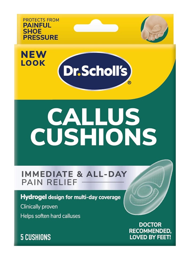 Dr. Scholl's Callus Cushion Shoe Pain Pressure Foot Protection Hydrogel 5 Cushion Foot Pain Relief - Image 1