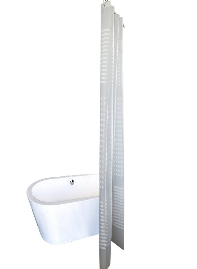 Riverbyland Translucent Shower Curtains Frosted 80 x 72 - Image 4