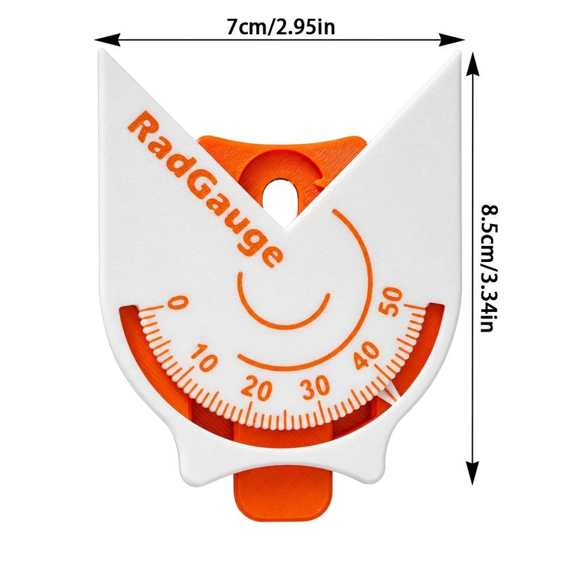 Precision Radius Gauge Measuring Tool For DIY Machining And Pottery Projects - Image 2