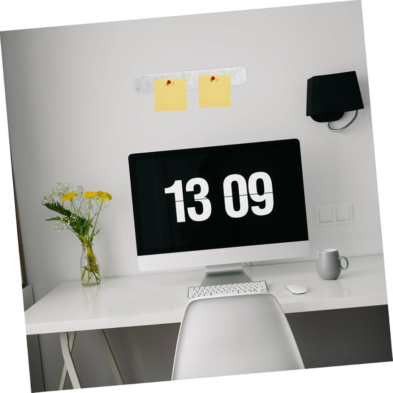 Gadpiparty 8Pcs Self Adhesive Felt Bulletin Board Strips for Wall Decor Notice Board Strips for Office and Classroom Easy Installation Versatile Use Light Grey - Image 3