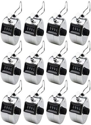 Foraineam 12 Pack Hand Tally Counters Digital Lap Counter Clicker Handheld 4 Digit Mechanical Number Click Counter - pzsku/ZDAEA2D3A6D41271722B5Z/45/_/1716203587/849037fe-5608-4f34-b569-c970fe34399f