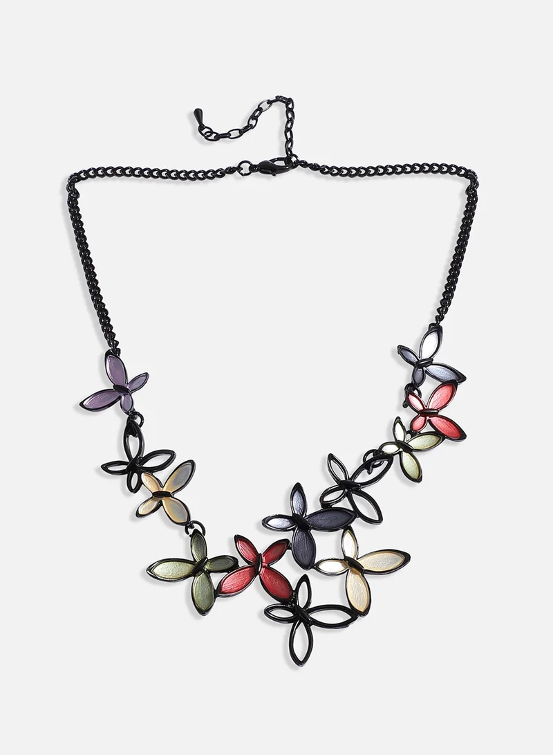 SOHI Butterfly Artificial Jewellery Set