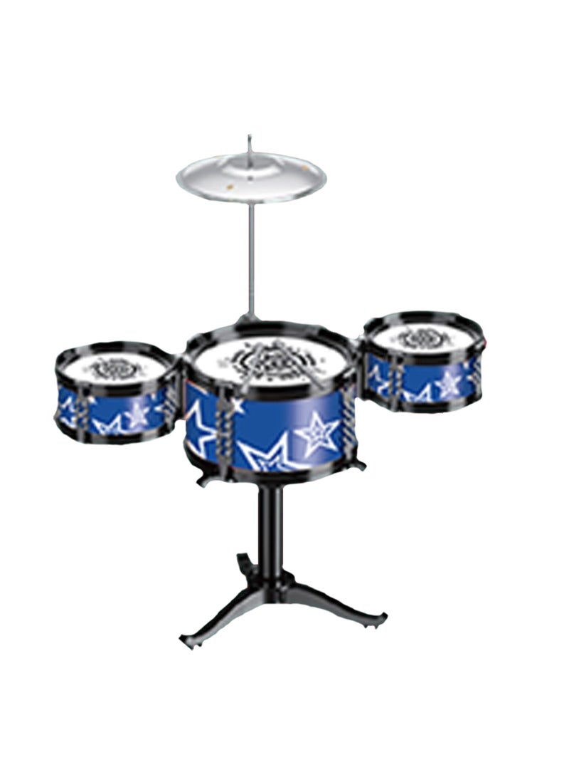 Little Story Kids Drum Set Musical Instrument - Blue - Image 1