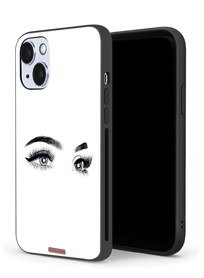 Tolwak Apple iPhone 14 Protective Case Eyes Art - Image 1
