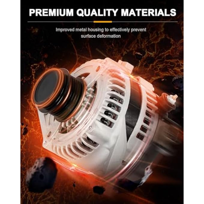 ROADFAR Alternator Compatible for for Toyota for Highlander 2010-2014,for Toyota for Venza 2010-2015, Replace 11403 - Image 2