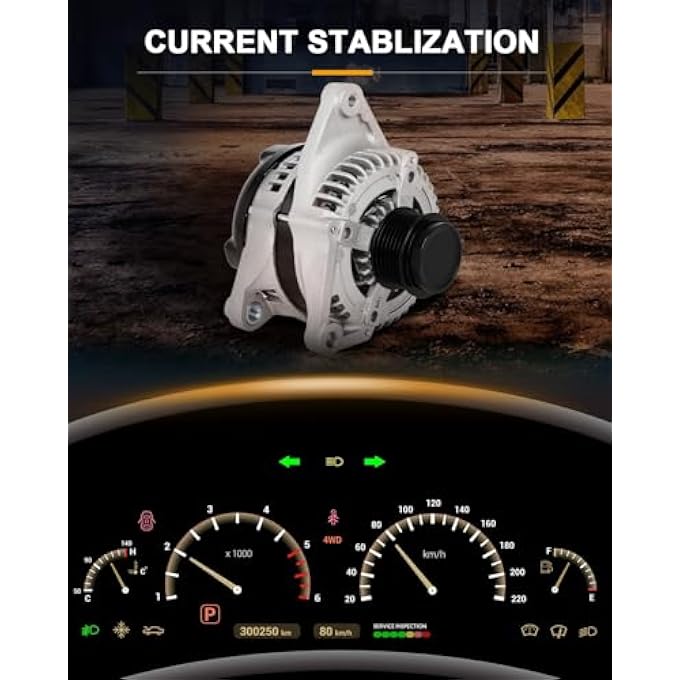 ROADFAR Alternator Compatible for for Toyota for Highlander 2010-2014,for Toyota for Venza 2010-2015, Replace 11403 - Image 3