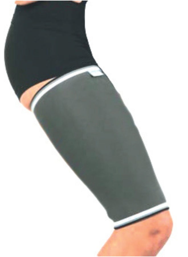 AID PLUS Thigh Support (Large) - Premium Compression Thigh Brace For Muscle Support And Injury Relief, 60635 