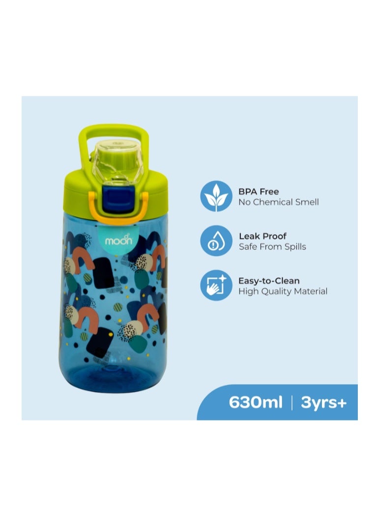 MOON Kids Tritan Water Bottle - Portable 630ml for Indoor & Outdoor Activities- Spill Proof-Break Resistant-BPA Free - Dishwasher Safe, Odor-Free - Image 3