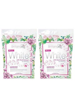 Milky White Whipped Soap With Snail Extract 10X Whitening (2Pack)