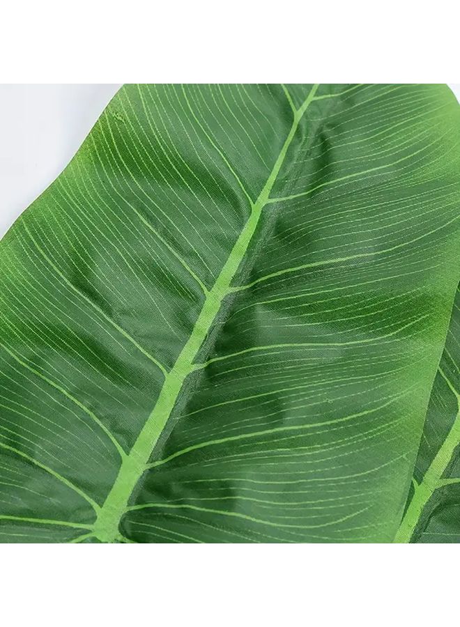 Realistic Large Artificial Banana Leaf Plant With Stem 1pc Indoor Decor - Image 5