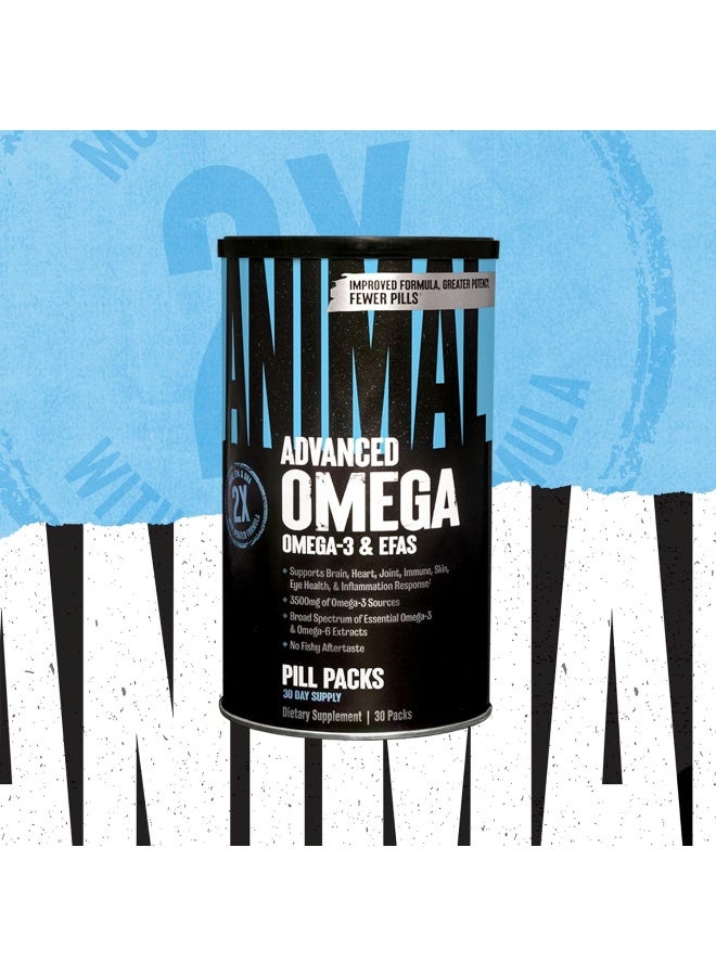 ANIMAL Omega – Omega 3 & 6 Supplement – Fish Oil Flaxseed Oil Salmon Oil Cod Liver Herring And More – Supports Cardiovascular & Joint Health – Enhances Metabolism – 30 Day Pack - Image 4