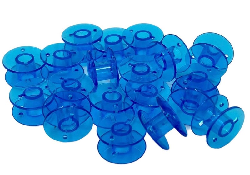 Zenith Blue+Pink (10+10) Imported Plastic Bobbins for All Domestic Automatic and Manual Sewing Machines.Suitable for Models Like Singer, Usha Janome, Brother, Rajesh. - Image 2