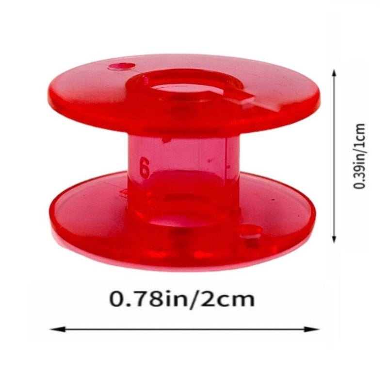 Zenith Blue+Pink (10+10) Imported Plastic Bobbins for All Domestic Automatic and Manual Sewing Machines.Suitable for Models Like Singer, Usha Janome, Brother, Rajesh. - Image 5