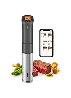 INKBIRD INKBIRD Sous Vide Machine ISV-200W Wifi Immersion Circulator Culinary Sous-vide Cooker Precision Cooking with Smartphone Control, Stainless Steel Design, Accurate Timer, 1000W Fast Heating for Perfect Meal Results  - Image 1