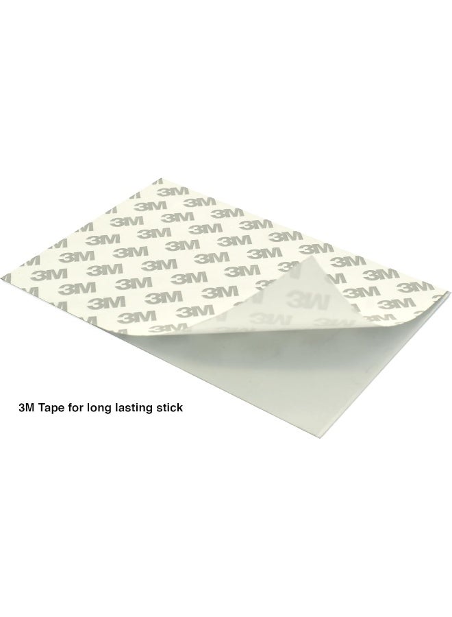BPA Stainless Steel Gents Ladies Signage Self Adhesive Sticker for Toilet, Restroom, Glass Doors, Wooden Doors, Offices, Hospitals, Mall and Business Sign Stickers - Image 5