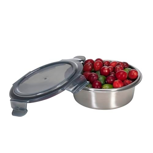 Peggy Oliver Everyday 500Ml Round Stainless Steel Container Microwave And Dishwasher Safe,Multicolor - Image 5