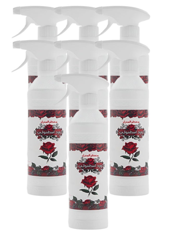 Banafa 7 Pieces Istambully Rose House Freshener 500ml - Image 1