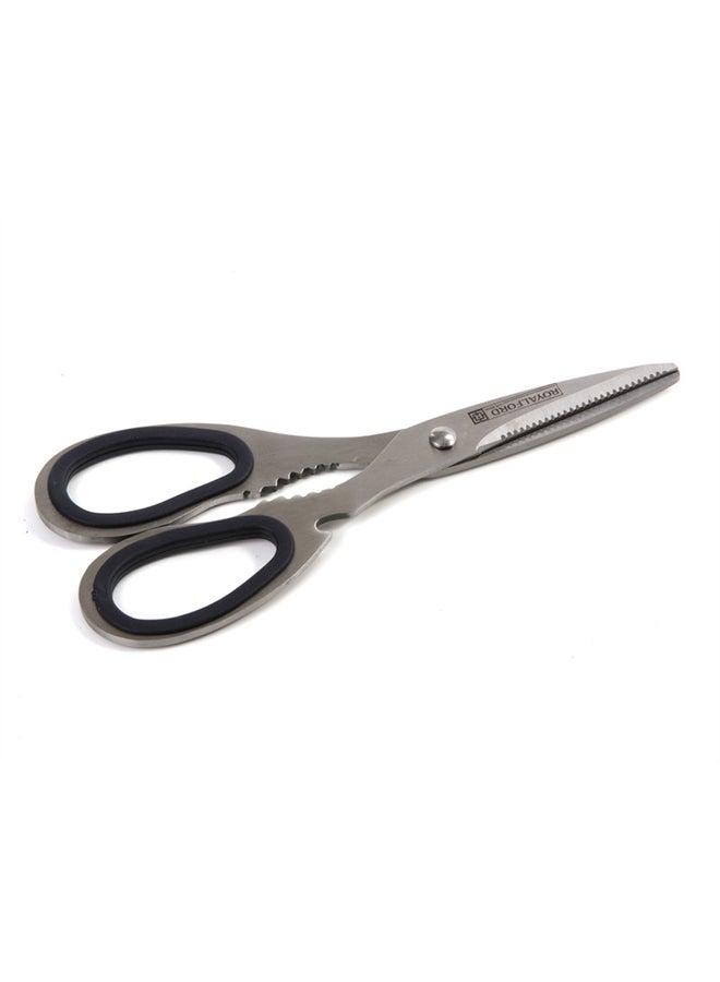 Royalford 3In1 Kitchen Scissors Opener And Nut Cracker 22.5X7.5X1Cm Multicolor Silver - Image 2