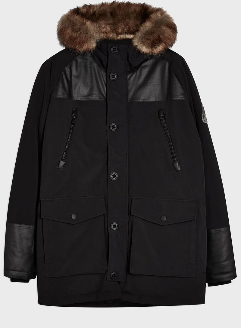 TOPMAN Hillside Parka Jacket