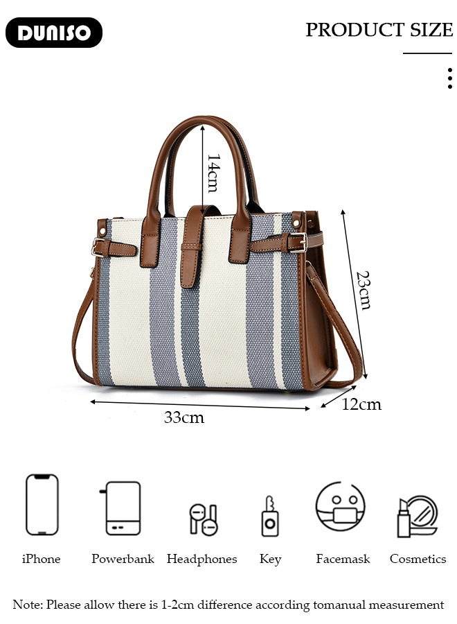DUNISO حقيبة يد أنيقة للنساء، حقيبة كتف قابلة للإزالة، حقيبة توت بسعة كبيرة، حقيبة كتف عصرية للسيدات، حقيبة سفر يومية للنساء/السيدات في المكتب - Image 2