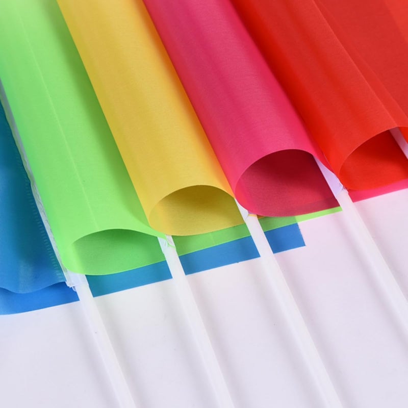 100 Pcs Red Handheld Square Waving Mini Party Stick Flags For Festival Celebration Outdoor Parade Decorations - Image 4